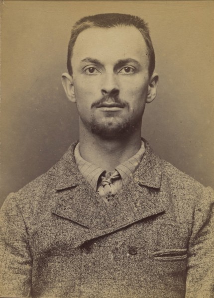 Chambon. Raoul. 20 ans, né le 3/7/73 à Valréas (Vaucluse). Graveur. Anarchiste. 26/5/94., 1894.