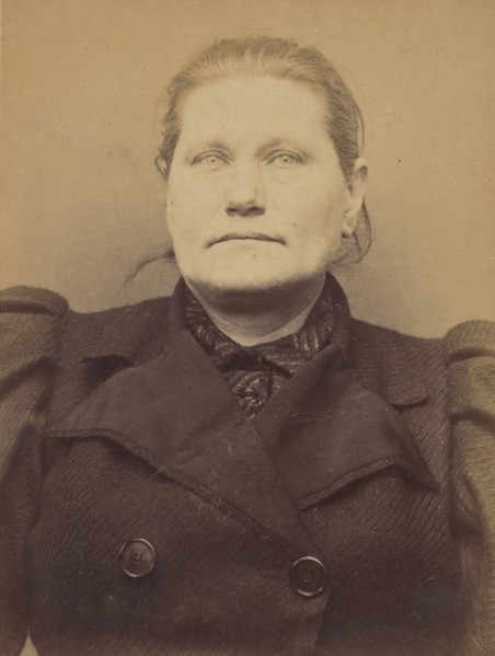 Chiroki. Eva (veuve Ortiz). 53 ans, née à Grosbitlech (Autriche). Cuisinière. Anarchiste. 21/3/94. , 1894.