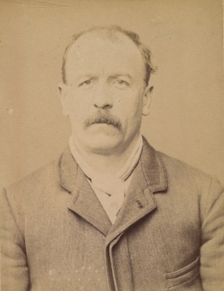 Daguenet. Eugerne, Carolin. 39 ans, né à Granville (Manche). ébéniste. Anarchiste. 26/2/94. , 1894.