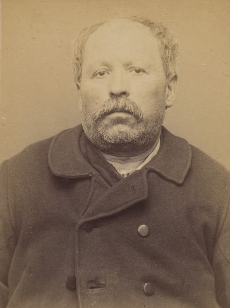 Court. Jean-Claude. 58 ans, né à Cherissey-le-M. (Haute-Savoie). Marchand de pains d'épices. Anarchiste. 17/3/94, 1894.