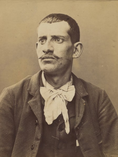 Landschoot. Edouard. 27 ans, né le 6/8/67 à Paris. Bijoutier. Anarchiste. 2/7/94., 1894.