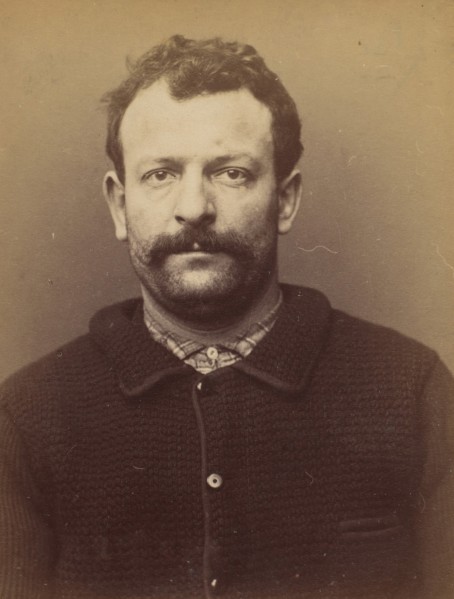Heurteaux. Auguste. 31 ans, né à Paris Xe. Polisseur. Anarchiste. 3/3/94., 1894.