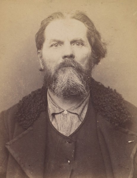Iv(w)anowski. Casimir. 57 ans, né à Chalon-sur-Saône (Saône & Loire). Mécanicien. Anarchiste. 6/3/94., 1894.