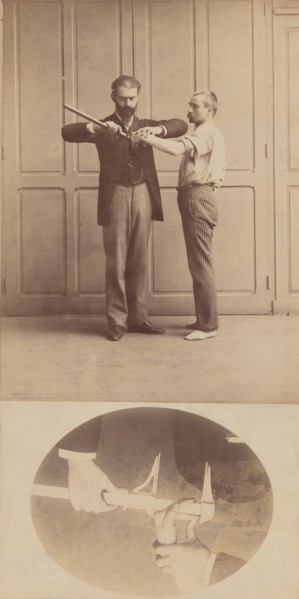 Measurement of Left Middle Finger, ca. 1893.