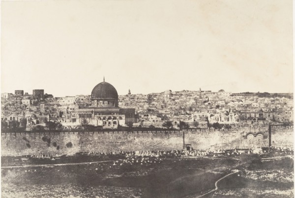 Jérusalem, Enceinte du Temple, Vue générale de la face Est, Pl. 2, 1854.