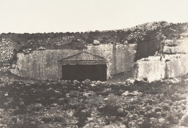 Jérusalem, Tombeau des Juges, Vue générale, 1854.