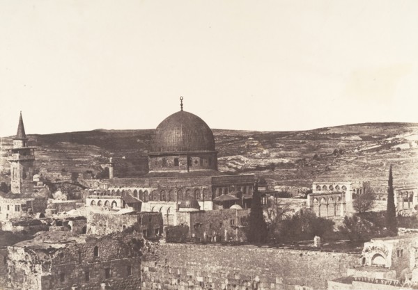 Jérusalem, Mosquée d'Omar, côté ouest, 1854.