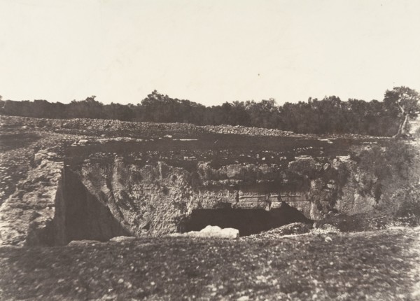 Jérusalem, Tombeau des rois de Juda, Cour extérieure, 1854.