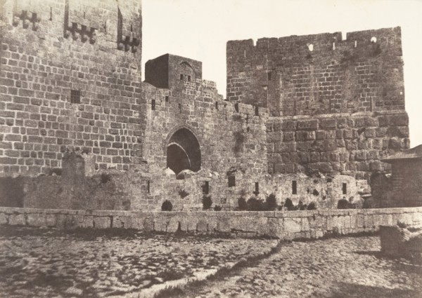 Jérusalem, Tour de David, 1854.