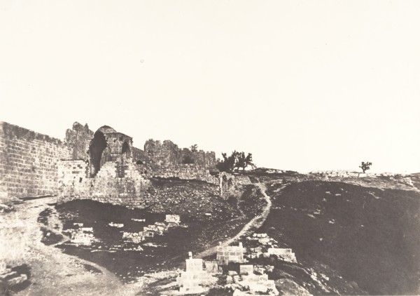 Jérusalem, Côté Est de Jérusalem, 1854.