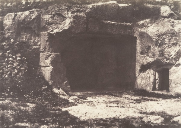 Jérusalem, Vallée de Hinnom, Retraite des Apôtres, 1854.