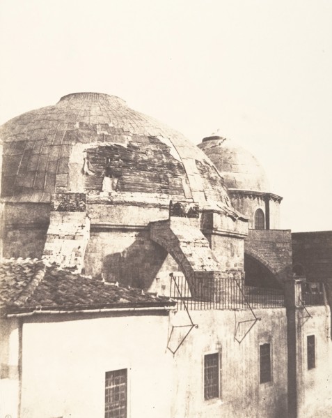 Jérusalem, Saint Sépulcre, coupole, 1854.