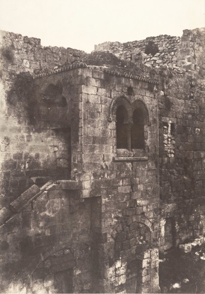 Jérusalem, Escalier arabe de Sainte-Marie-la-Grande, 1854.