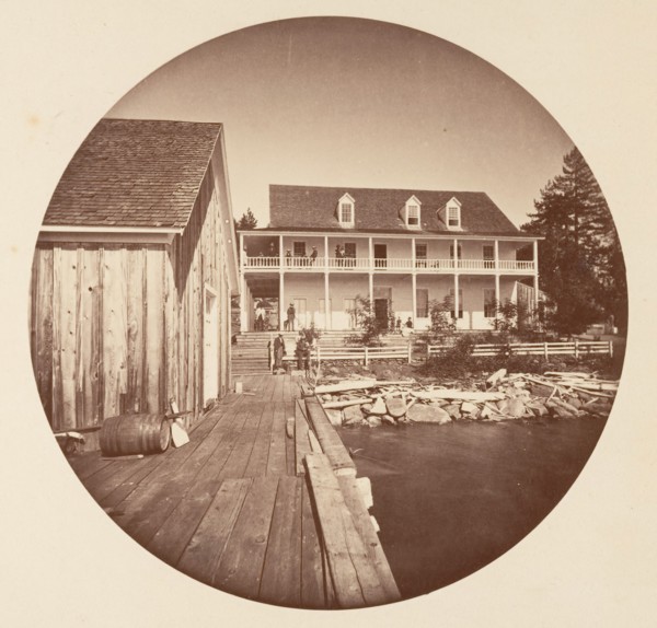 Warm Springs Hotel Lake Tahoe, ca. 1878.