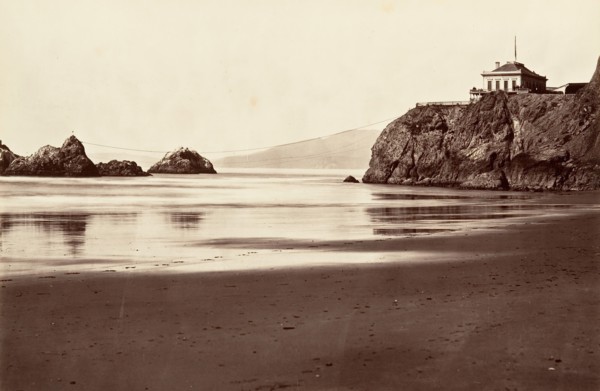 Cliff House and Seal Rock, 1868-69, printed ca. 1876.