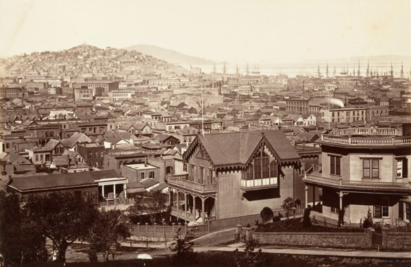 San Francisco, from Rincon Hill, 1864, printed ca. 1876.