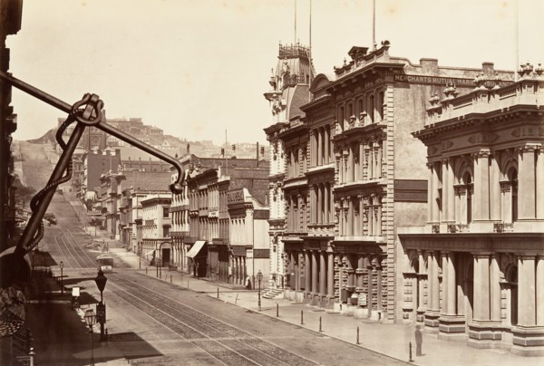 North Side of California Street, 1864, printed ca. 1876.