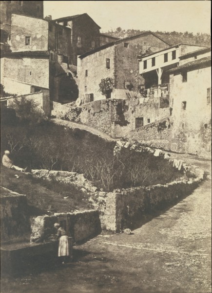 A Street in Grasse, 1852.