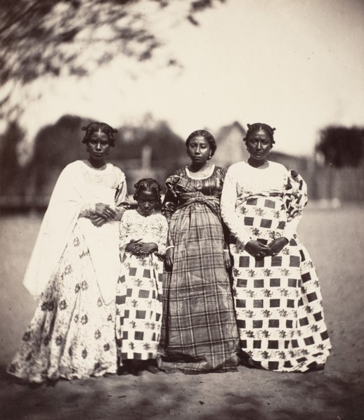 Femmes Betsimisaraka, Madagascar, 1863.