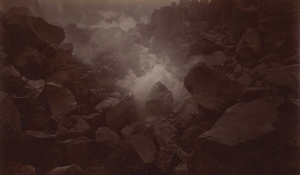 Crater of Volcano, Quetzaltenango-Guatemala, 1875.