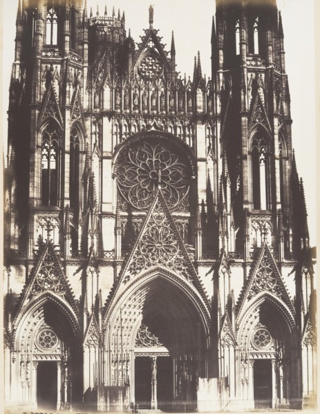 Portail de Saint-Ouen, Rouen, 1852-54.