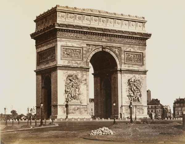 Arc de triomphe de l'ètoile, 1860s.