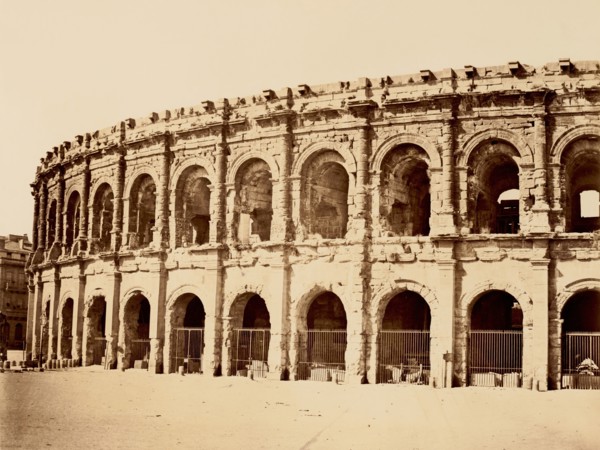 Nimes, Amphithéâtre, ca. 1861.