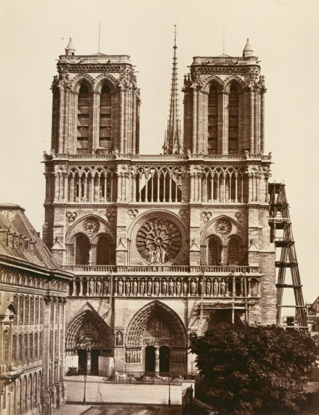 Notre-Dame (façade), 1860s.