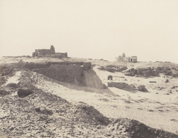 Assouan, Ruines de l'Ancienne Enciente Arabe, au Sud-Est de la Ville, 1851-52, printed 1853-54.