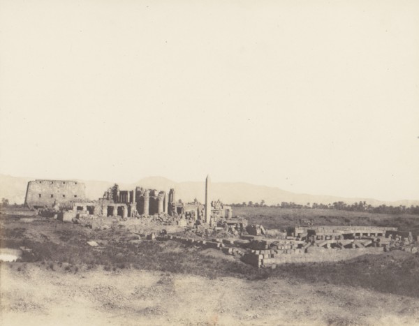 Karnak (Thèbes), Vue Générale des Ruines Prise du Sud-Est, en T, 1851-52, printed 1853-54.