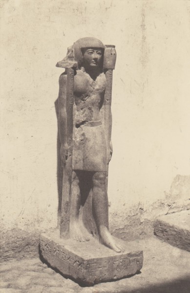 Syout (Lycopolis), Statue Appartenant au Docteaur Cuny, 1851-52, printed 1853-54.