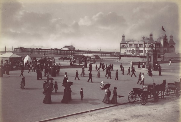 Rhyl. The Pavilion and Pier, 1870s.