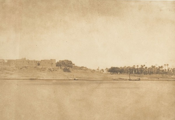 Vue générale d'Esné (No. 3, pointe Nord), 1849-50.