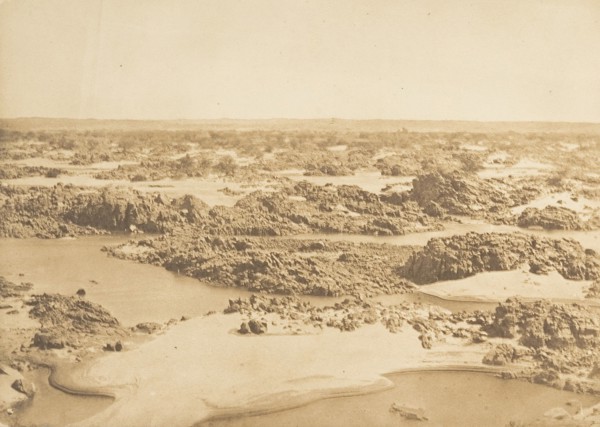 Batu-el-Hadjar. Vue prise à la Seconde Cataracte, March 1850.