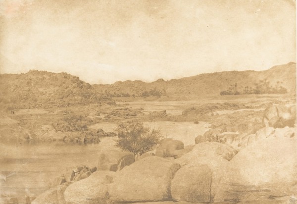 Vue prise à la première Cataracte (Rive droite), 1849-50.