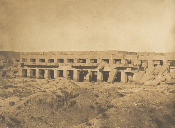 Promenoir de Thoutmès III - Dernières galeries du Palais de Karnac (Thèbes), 1849-50.