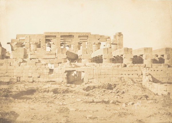 Porte méridionale de la Salle Hypostyle du Palais de Karnac (Thèbes), 1849-50.