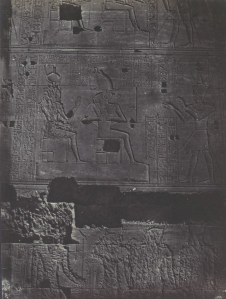 Nubie. Grand Temple D'Isis A Philoe. Muraille occidentale, 1850.