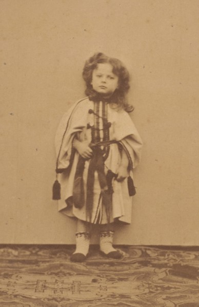 Le bournous, 1860s.