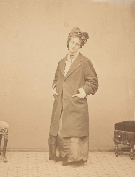 Le pardessus décoré, 1860s.
