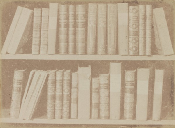 A Scene in a Library, before March 22, 1844.