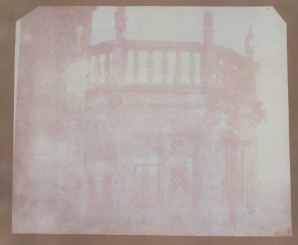 Top of Sharington's Tower, Lacock Abbey, Taken from the Roof above the South Gallery, October 14, 1840 .