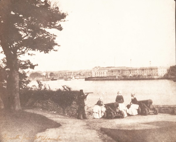 Plymouth from Mt. Edgcumbe, September 1845.