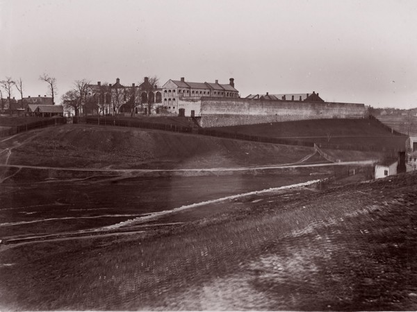 Penitentiary, Richmond, 1865. Formerly attributed to Mathew B. Brady.