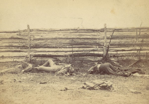 View in the Field, On the West Side of the Hagerstown Road, After the Battle of Antietam, Maryland, September 1862, 1862.