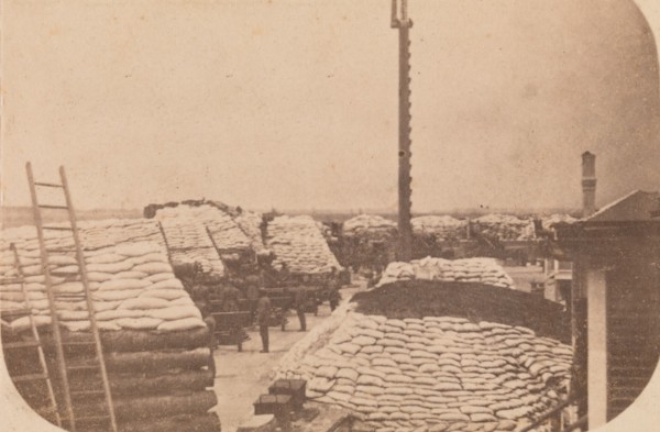 The Evacuation of Fort Sumter, April 1861, April 1861. Attributed to Alma A. Pelot and Jesse H. Bolles.