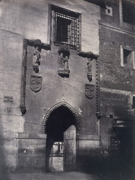[Madrid. Facade of the Hospital of "La Latina"], ca. 1857.