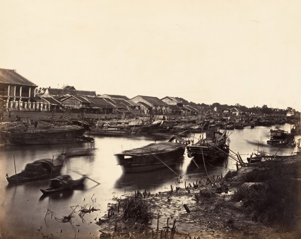 Vue de la Ville Chinoise (Cholen) Feuille No. 5, Saïgon, Cochinchine, 1866.
