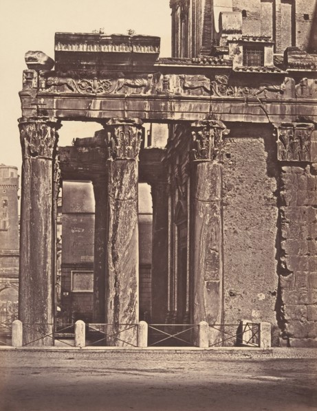 Tempio di Antonino e Faustina, 1848-52.