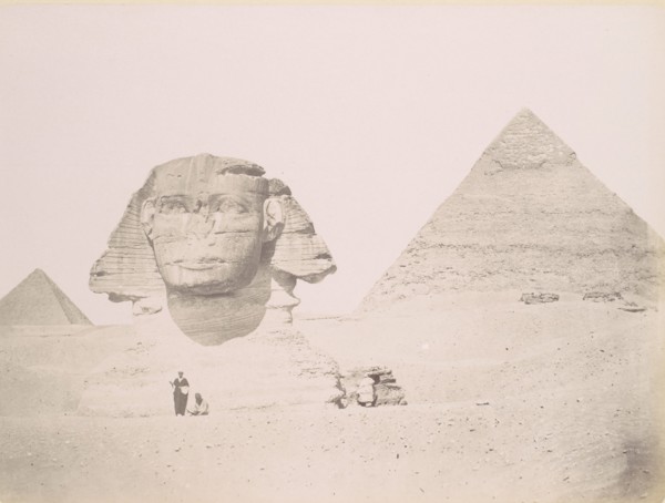 Pyramides et le Sphinx, 1860s-70s, printed ca. 1870.
